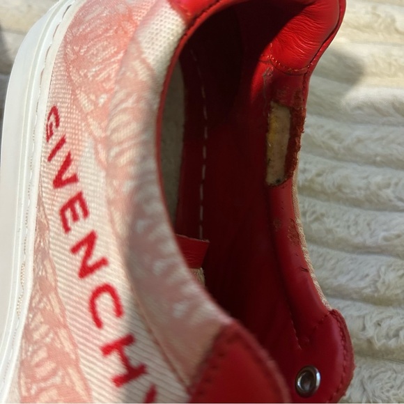 Givenchy Leather Printed Sneakers Size 37 - Picture 4 of 15